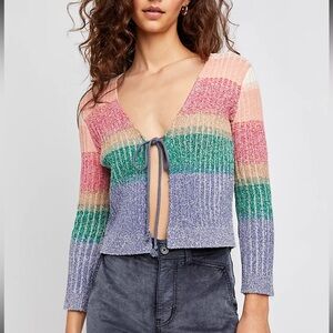 FREE PEOPLE Trouble Maker Cardigan